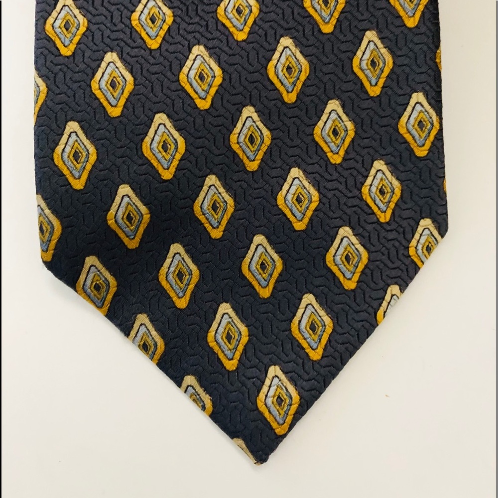 Kolte Men's Silk Classic NeckTie Geometric Patern